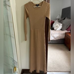 Express maxi sweater dress